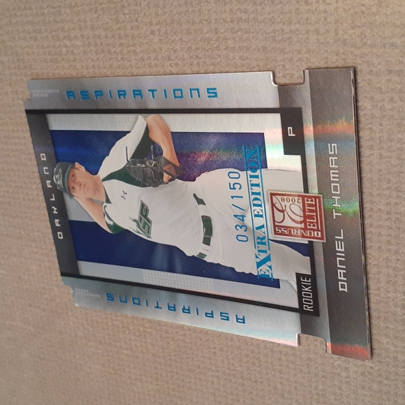 Pat Light Autograph Daniel Thomas Rookie /150 Boston Oakland - Picture 3 of 5